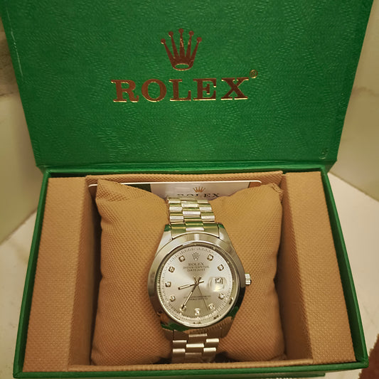 Rolex Watch - DateJust White Dial