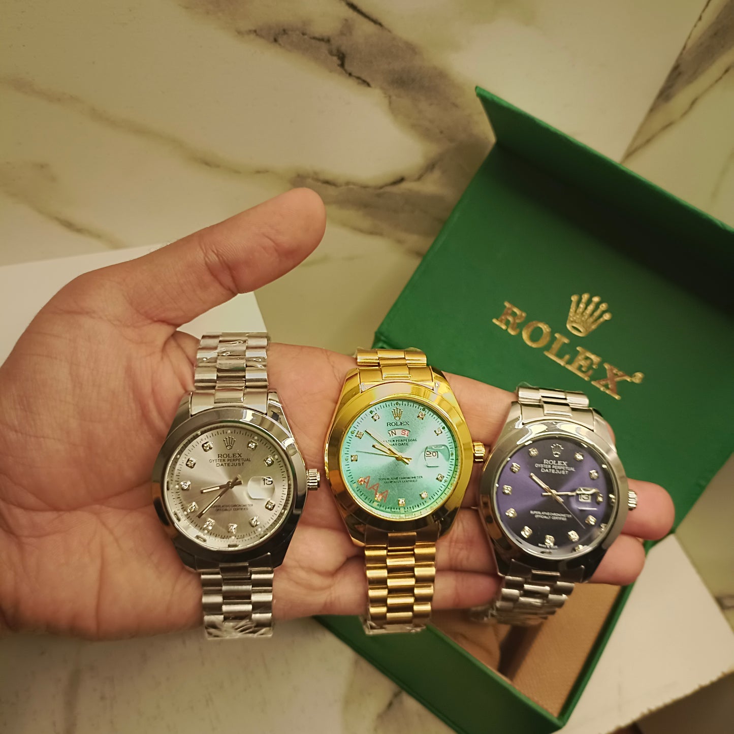 Rolex Watch - DateJust White Dial