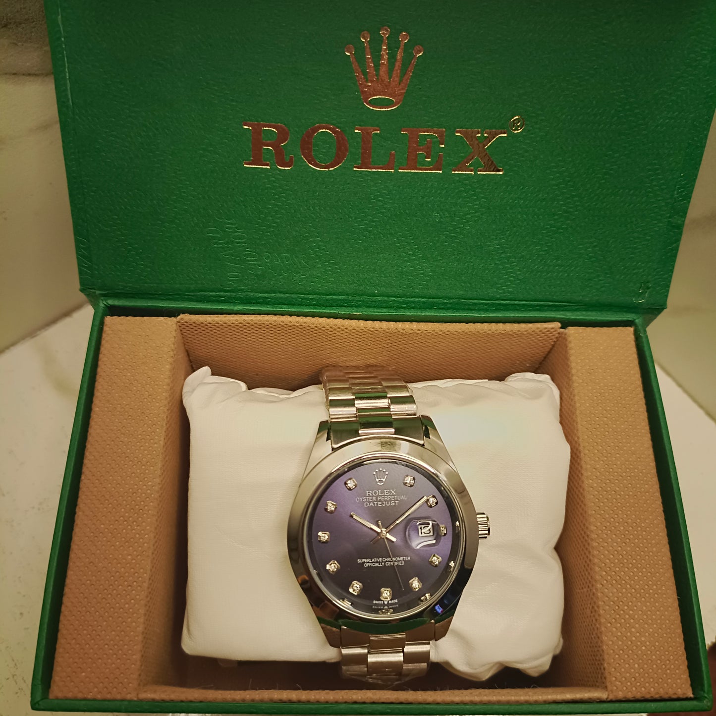 Rolex Watch - DateJust Blue