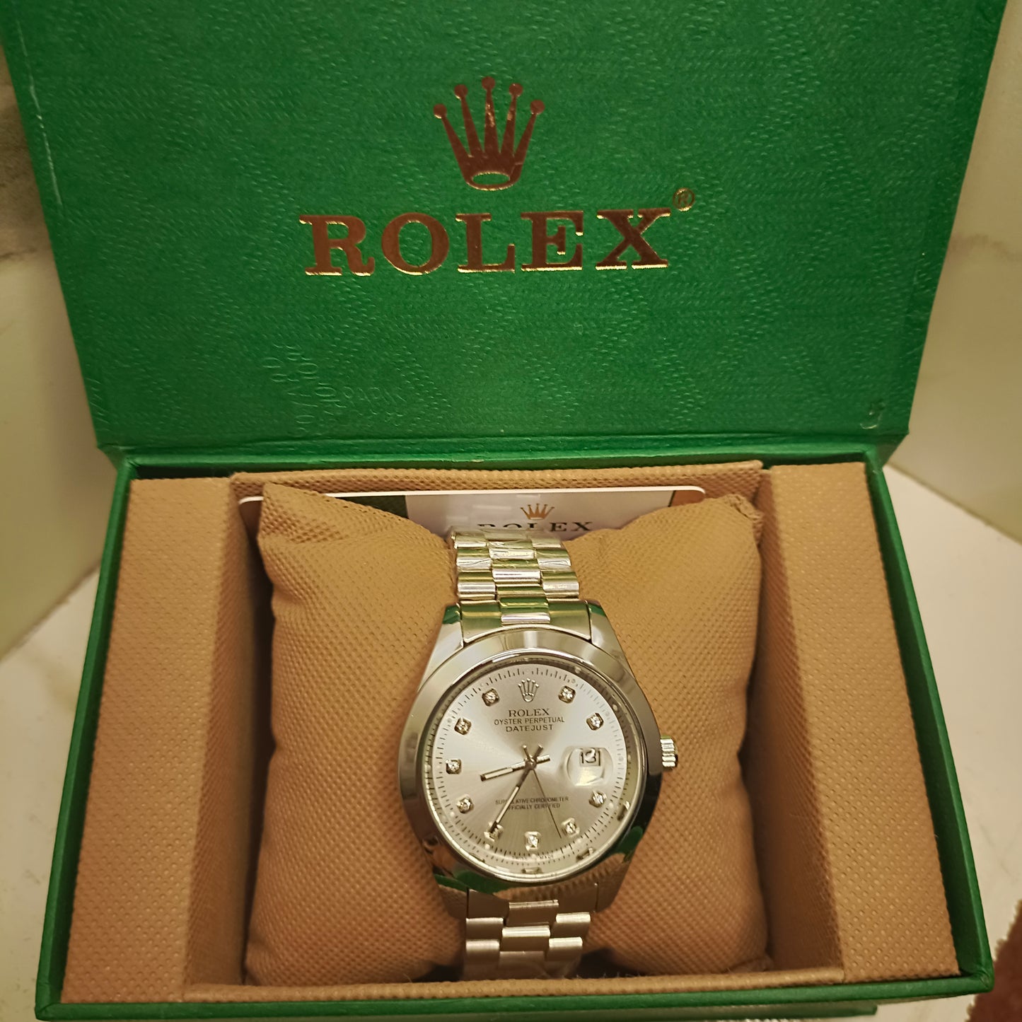 Rolex Watch - DateJust White Dial