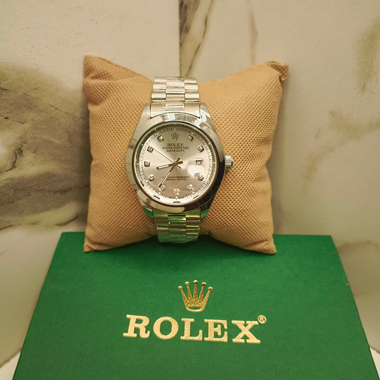 Rolex Watch - DateJust White Dial
